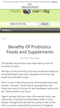 Mobile Screenshot of probiotics-lovethatbug.com